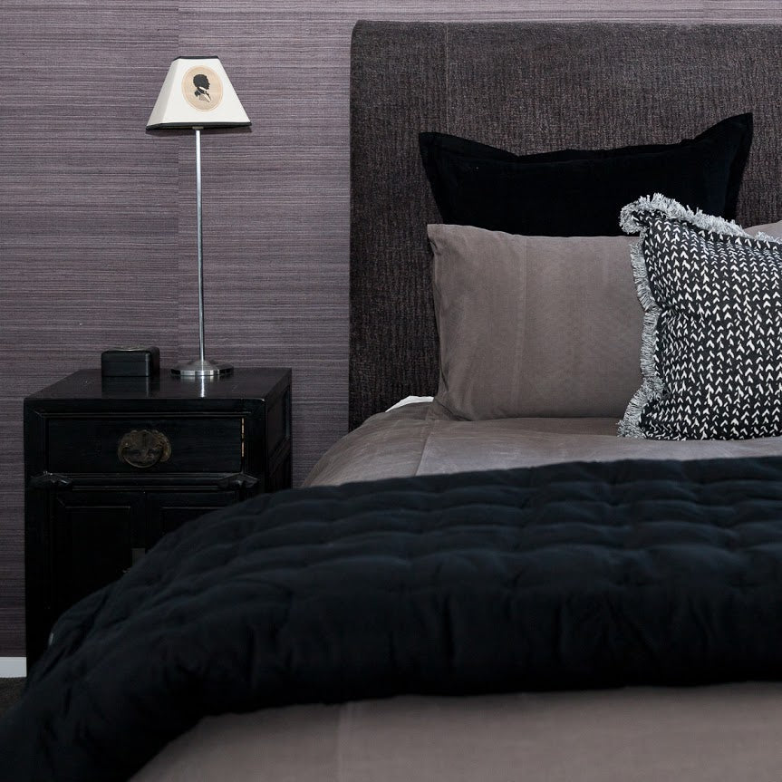 Corduroy Comforter - Black