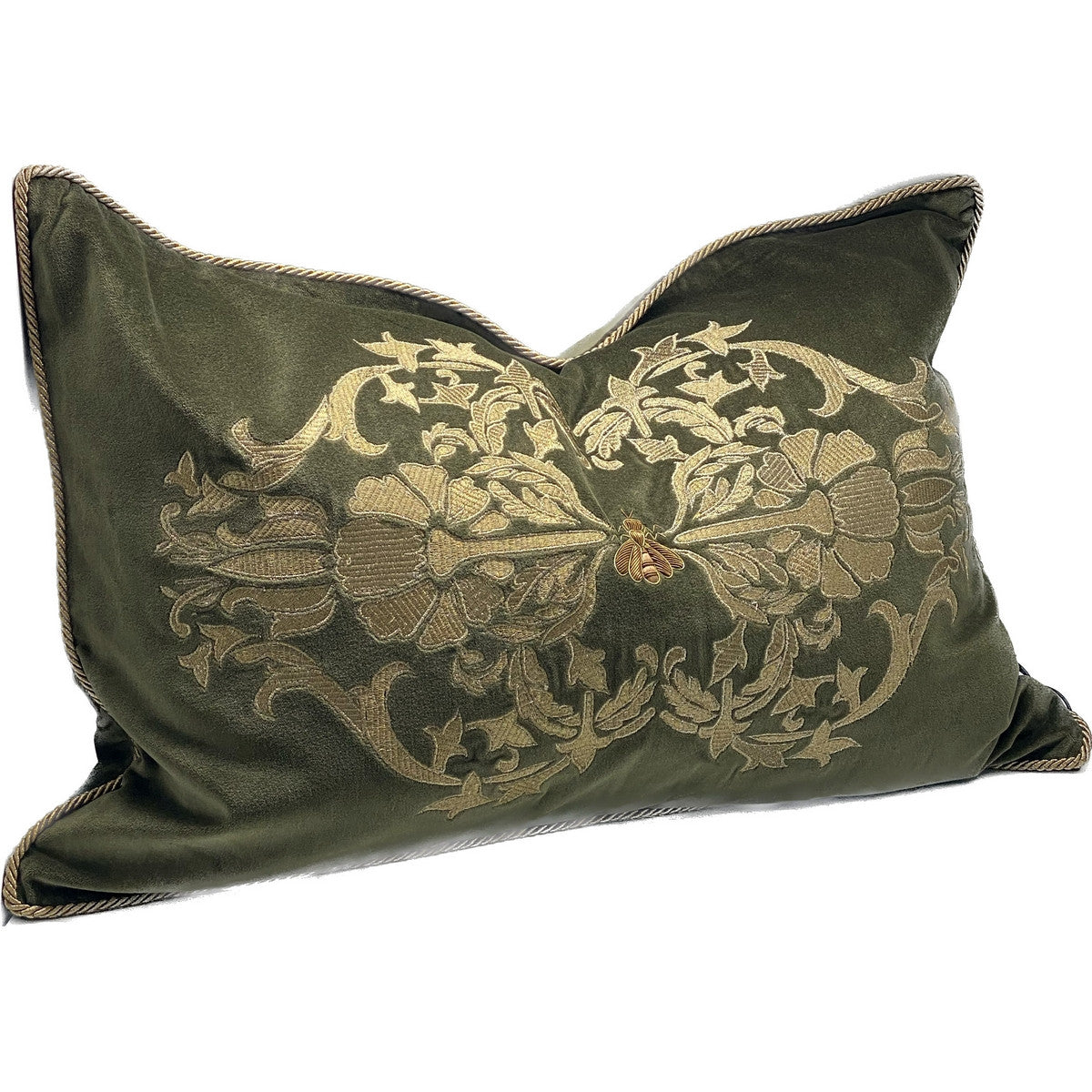 Embroidered velvet bee - Ivy