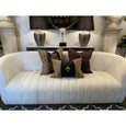 Leopard Cushion - Fleur de lisle Emblem