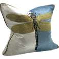 Embroidered Luxury Cushion - Dragonfly
