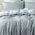 Laundered Linen Duvet Set Chambray