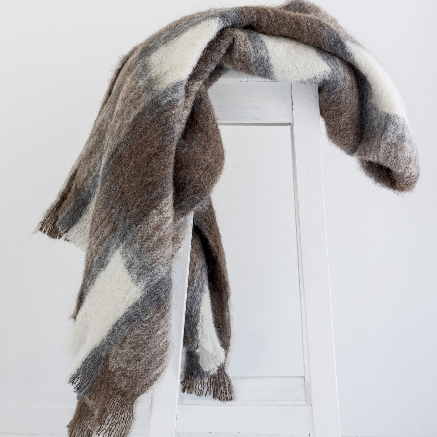 Alpaca Blanket Throw - Plateau
