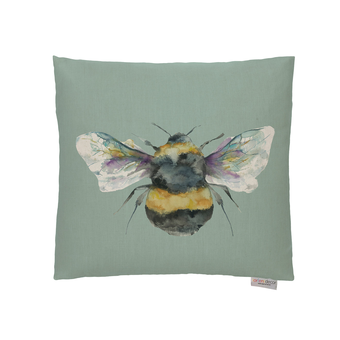 Bee Cushion - Duck Egg