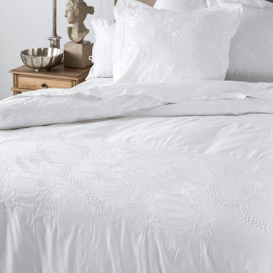 Embelli Embroidered Duvet Cover