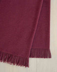 Nevis Throw - Rhubarb