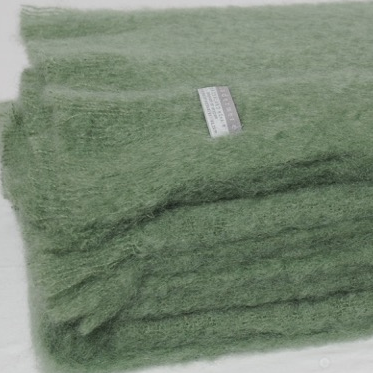 Mohair Throw Olive