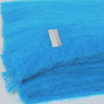 Mohair Throw Turquoise