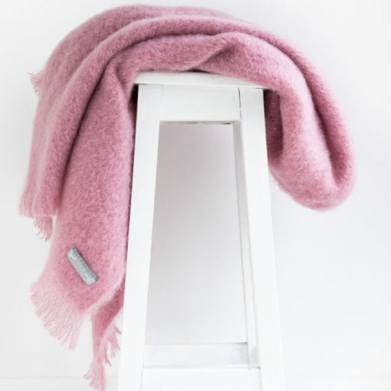 Mohair Throw Peony