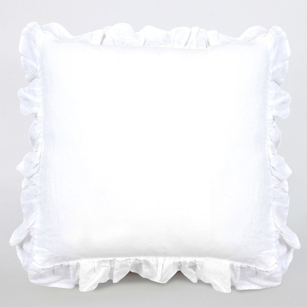 Linen Frill Cushion